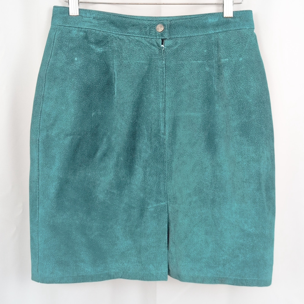 Vintage Midi Suede Skirt